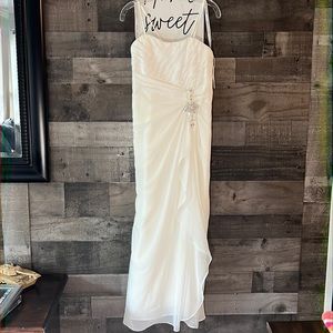 White formal girls dress